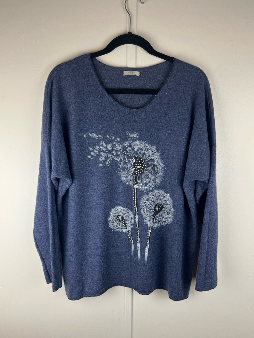 Wonky Donkey Boutique Dandelion Sparkle knit sweater
